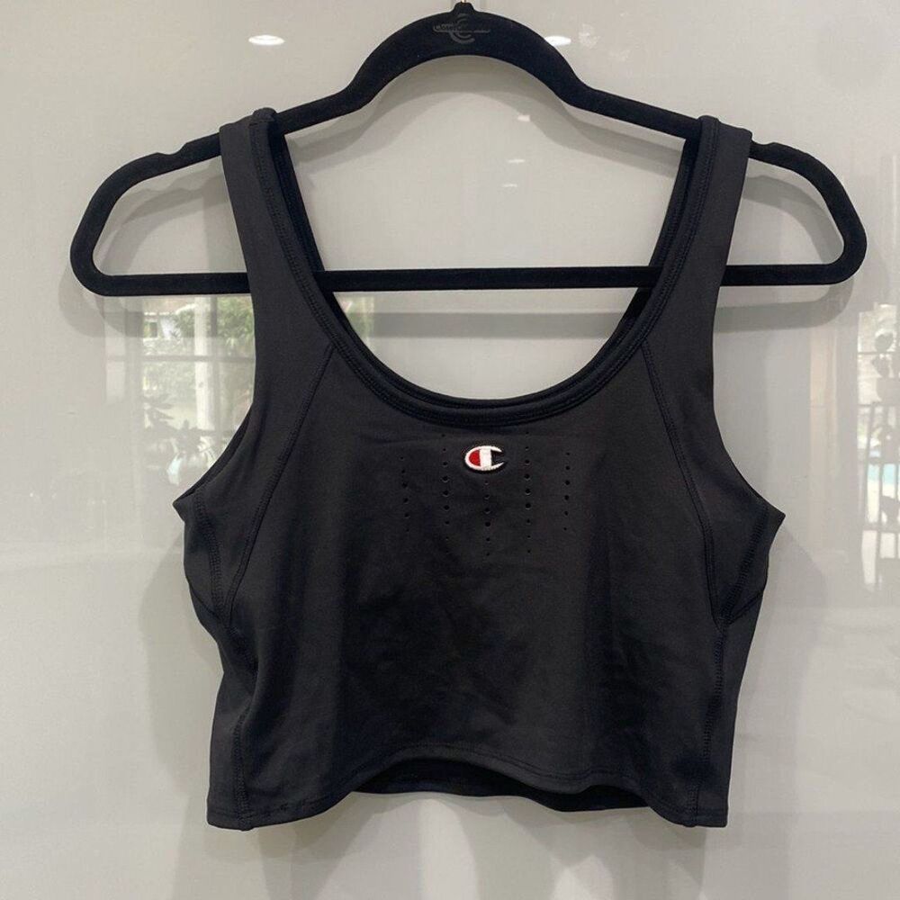 Champion Women's Black Workout Low Impact Bra Lined Sz M - Picture 4 of 5